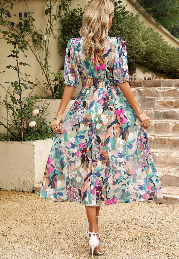 Flore – Elegant Floral Dress