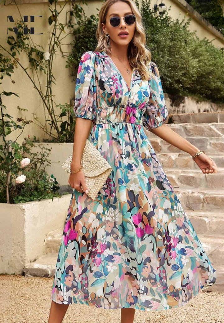 Flore – Elegant Floral Dress