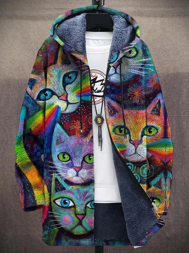 Anna - Cat print jacket