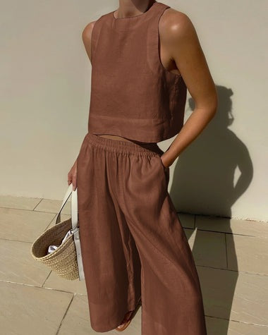 Maika - Elegant Casual Two Piece Set