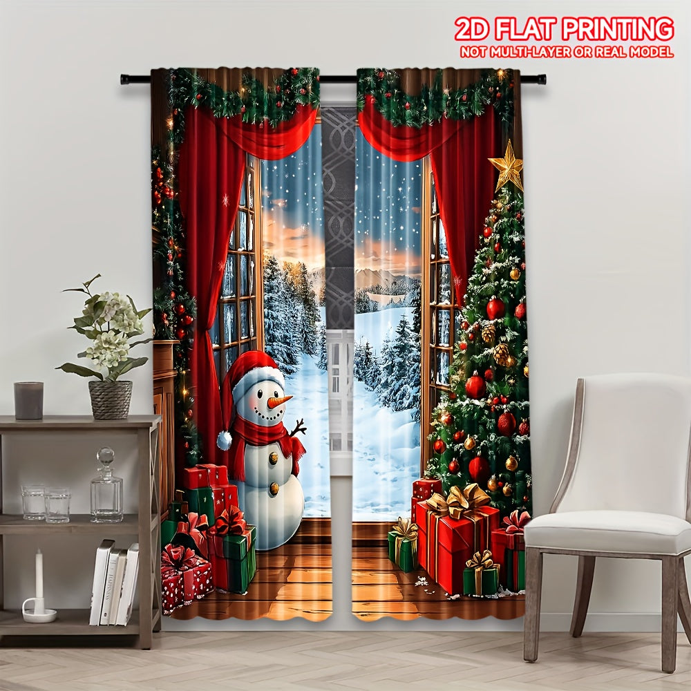 Aurielyn - Christmas Decorative Curtain