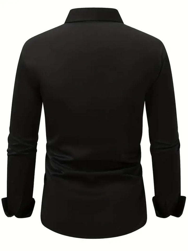 Larry - Elegant Casual Long Sleeve Shirt