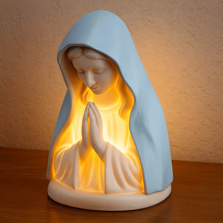 Azmira - Illuminated Prayer Figurine