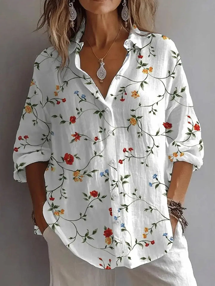 Alexia - Elegant Casual Floral Blouse