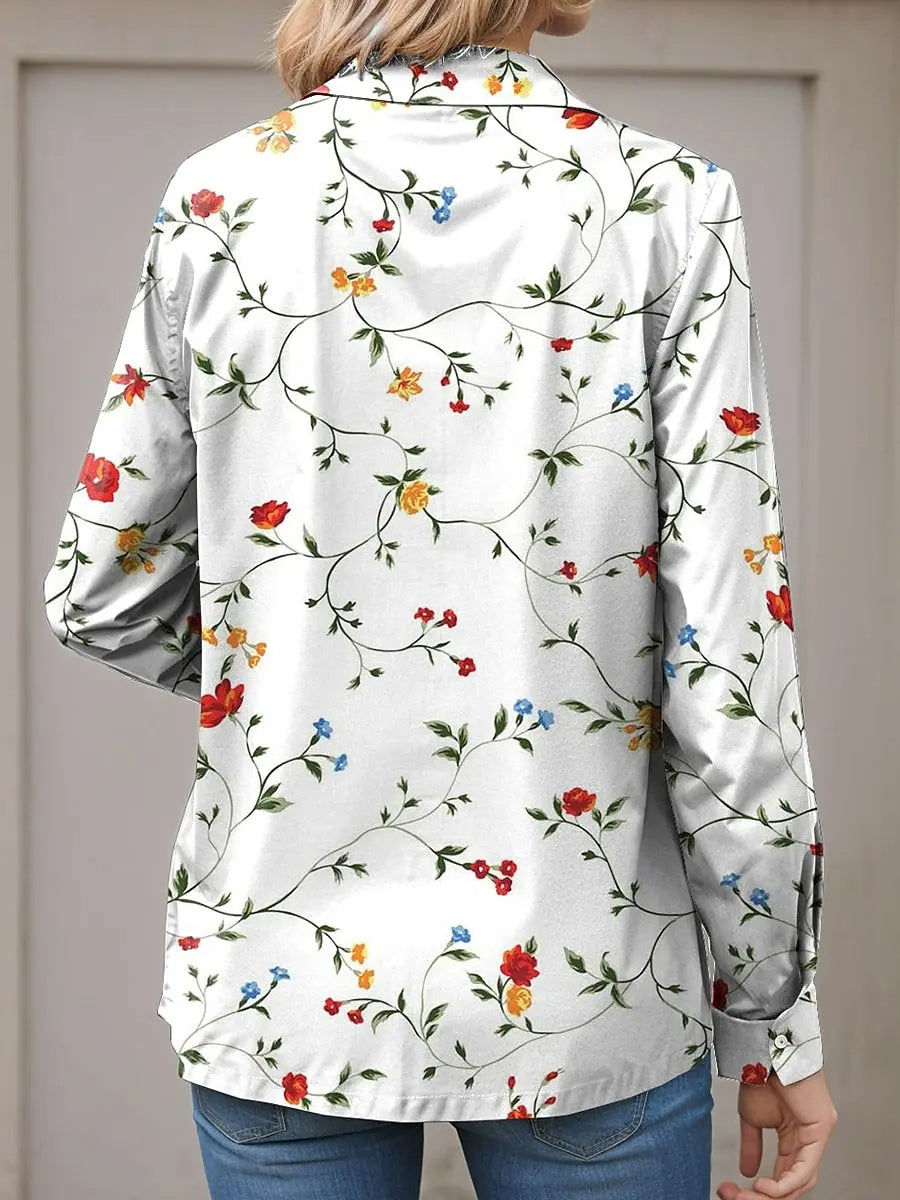 Alexia - Elegant Casual Floral Blouse