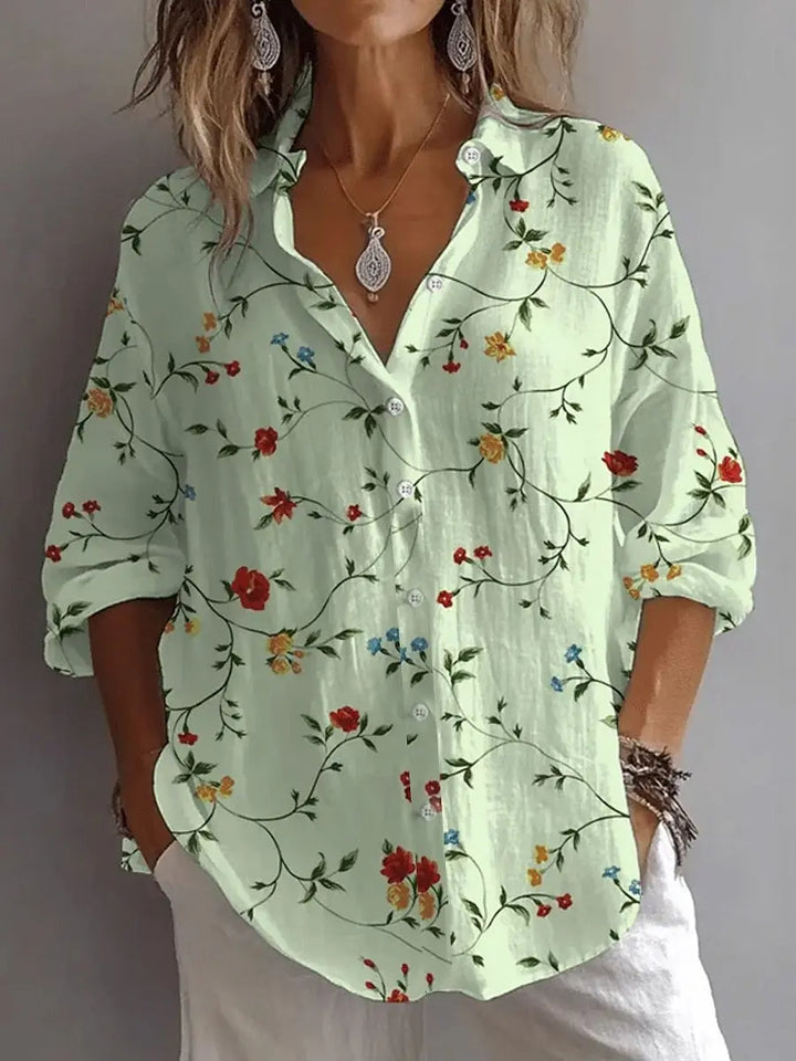 Alexia - Elegant Casual Floral Blouse