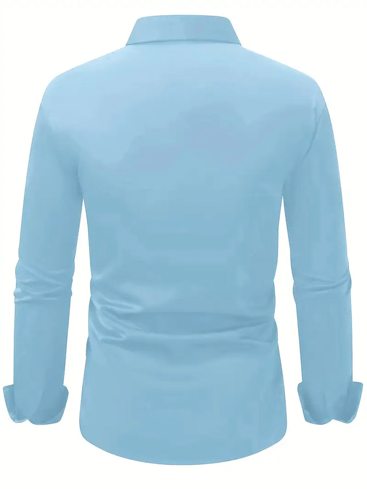 Larry - Elegant Casual Long Sleeve Shirt