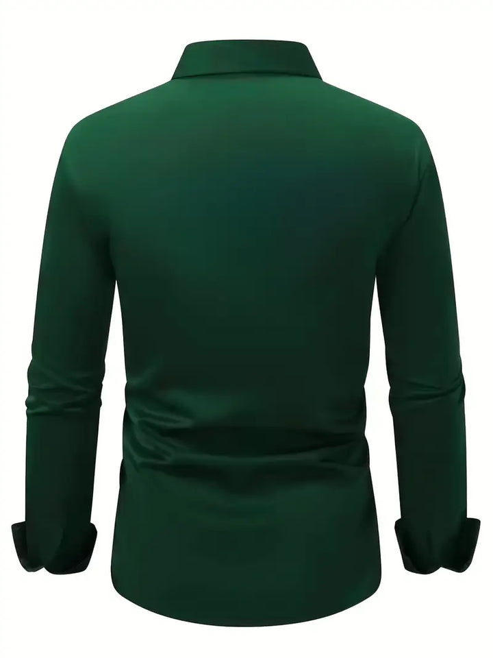 Larry - Elegant Casual Long Sleeve Shirt