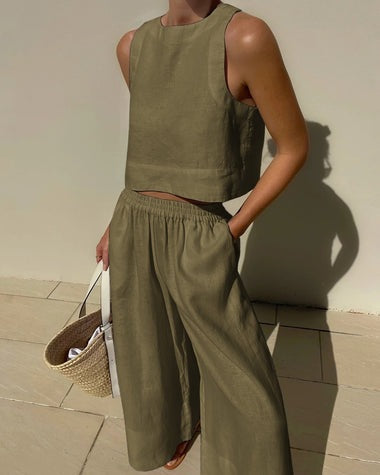 Maika - Elegant Casual Two Piece Set