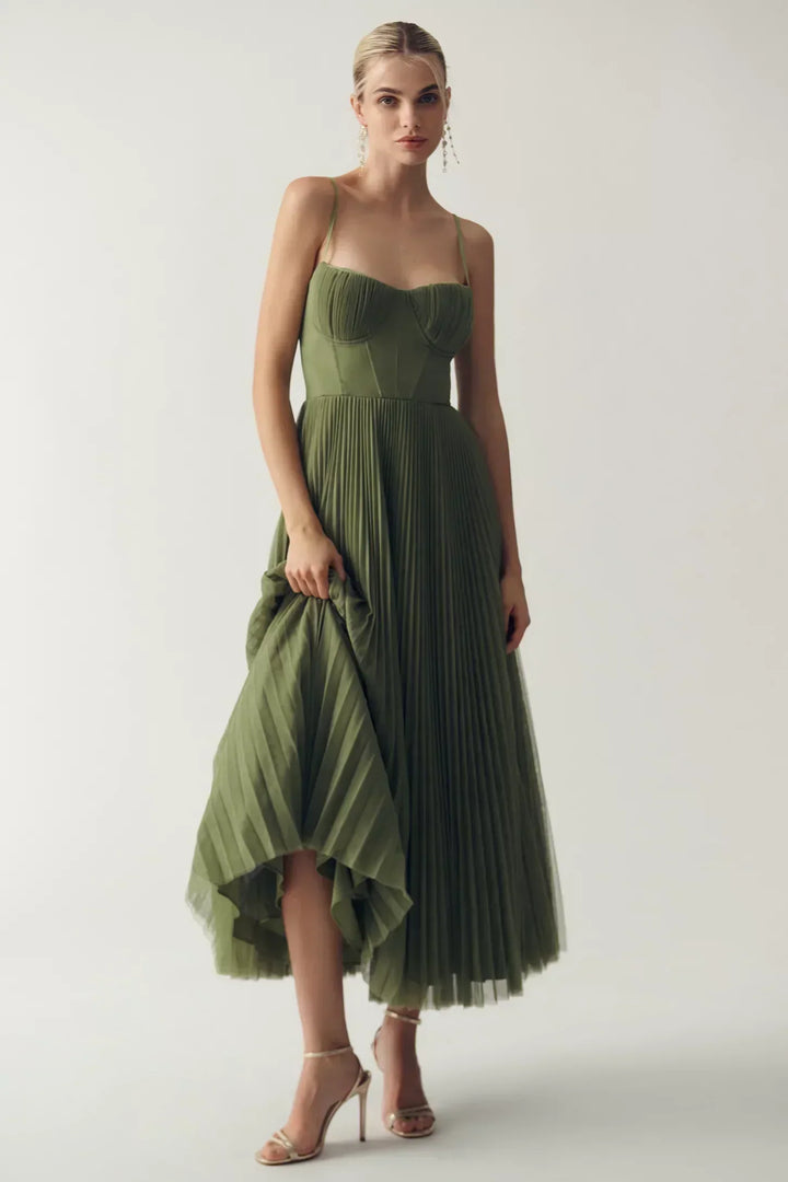 Jacinta - Elegant Casual Midi Dress