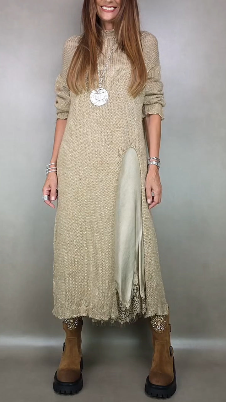 Anarise - Elegant Casual  Maxi Dress