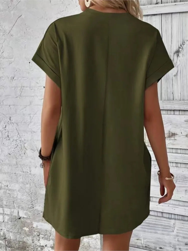 Isla – Oversized Shirt Dress