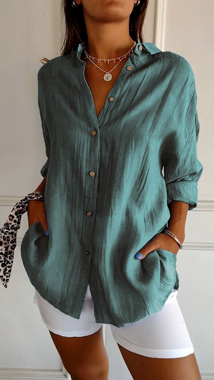 Arietta – Elegant Button Blouse