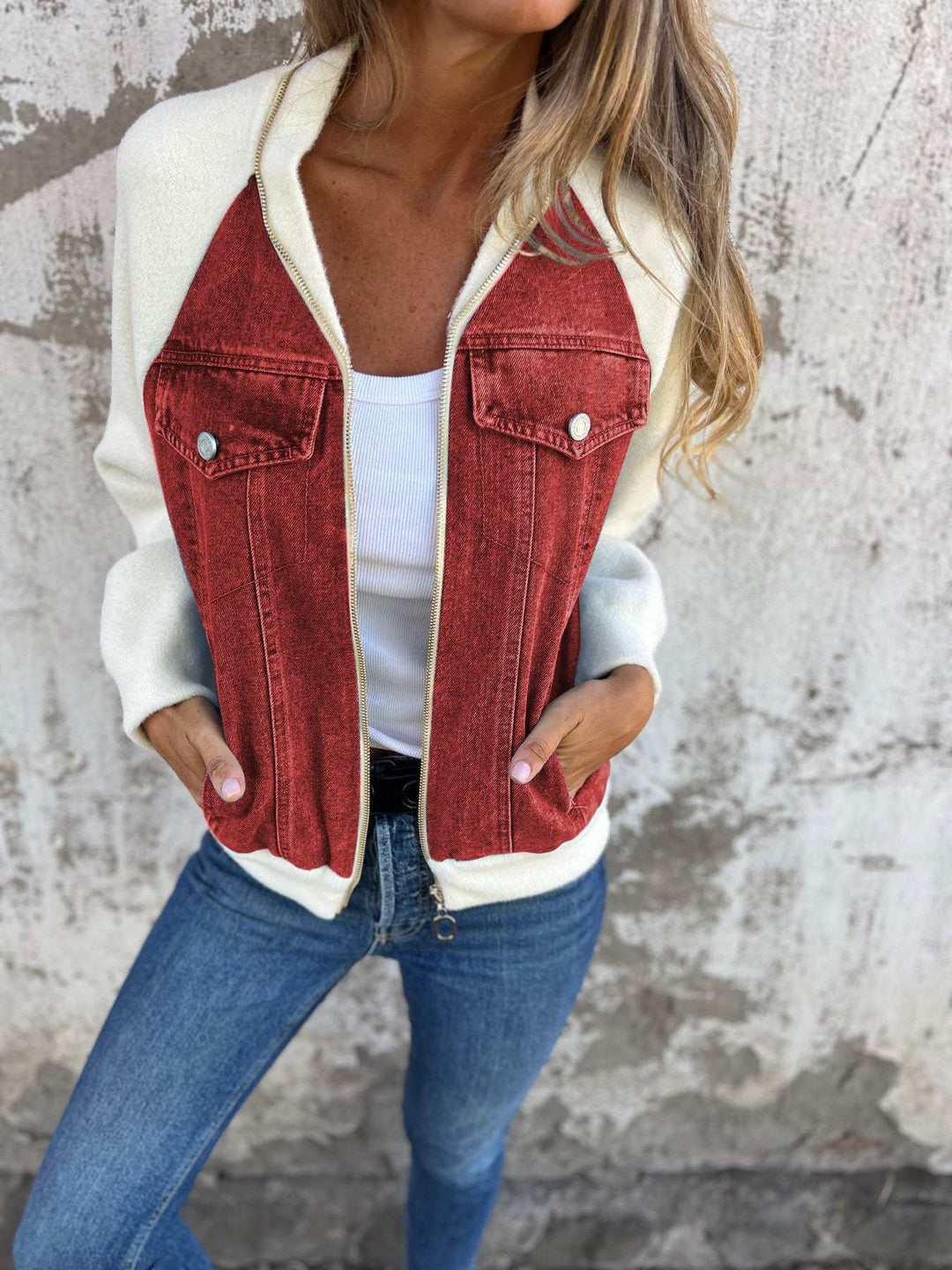 Zoe – Stylish Denim Jacket