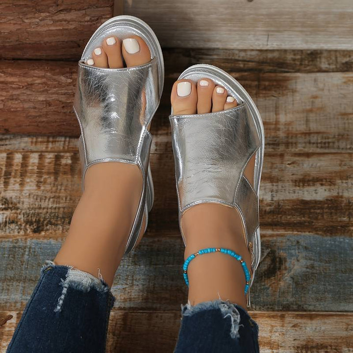 Jett - Open Toe Wedge Sandals
