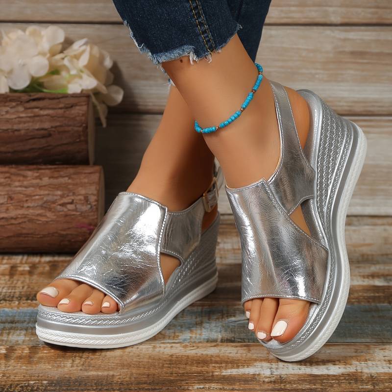 Jett - Open Toe Wedge Sandals