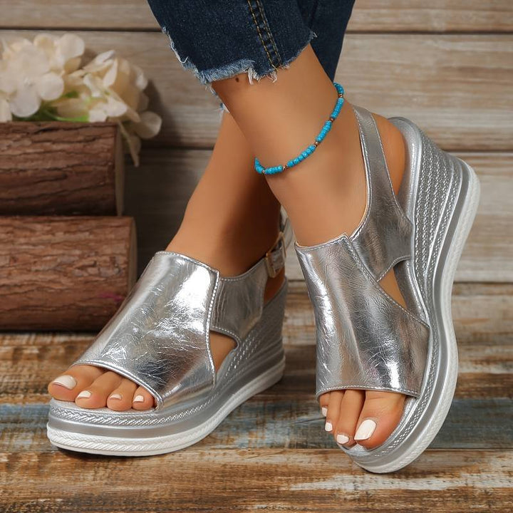 Jett - Open Toe Wedge Sandals