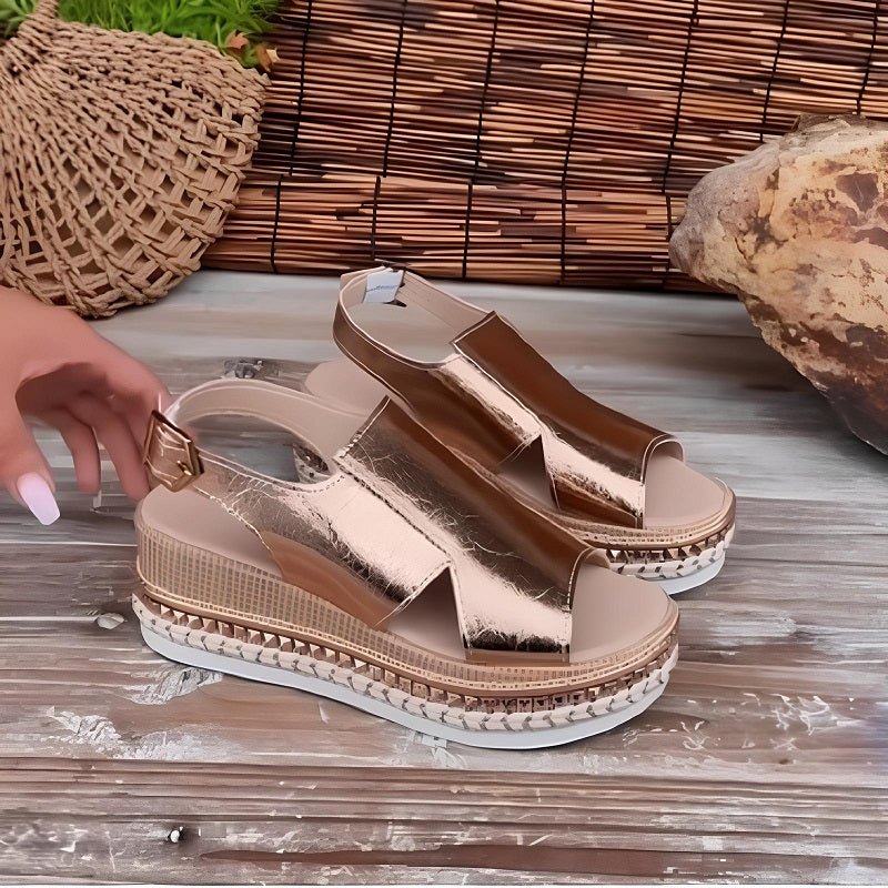 Jett - Open Toe Wedge Sandals