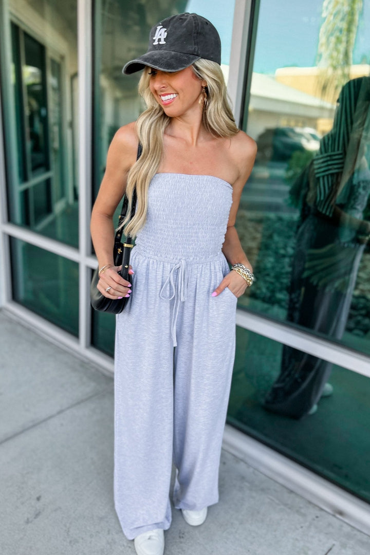 Dames – Trendy Off-Shoulder Jumpsuit