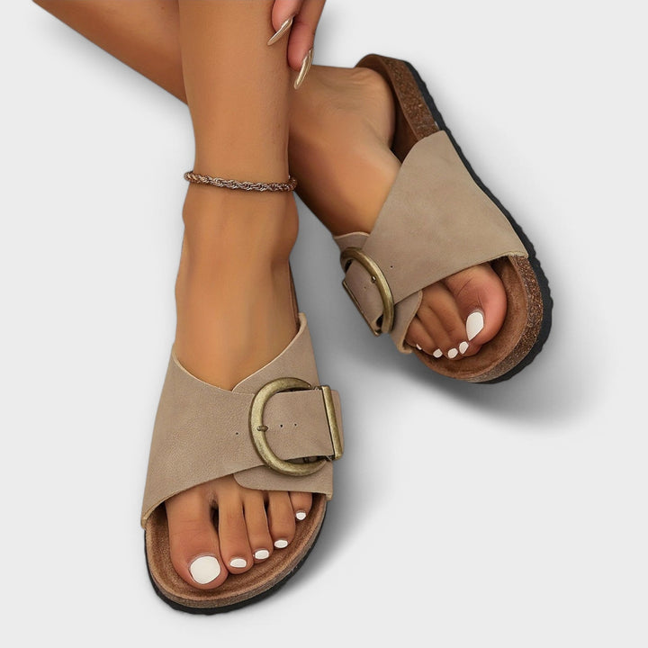 Lark - Buckle Slide Sandals