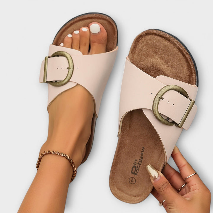 Lark - Buckle Slide Sandals
