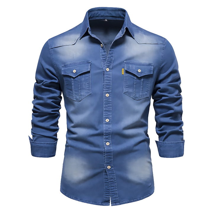 Carven - Stylish Casual Denim Shirt
